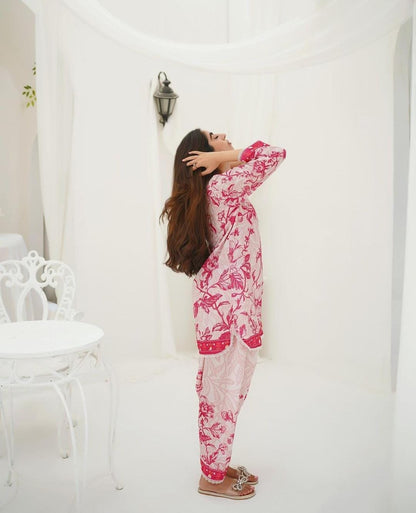 Rose Charm 2 Piece Swiss Premium Lawn