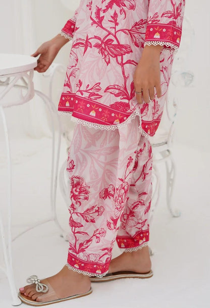 Rose Charm 2 Piece Swiss Premium Lawn